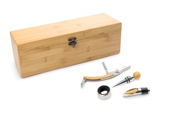 Caja de Bambú para una Botella - Image 3