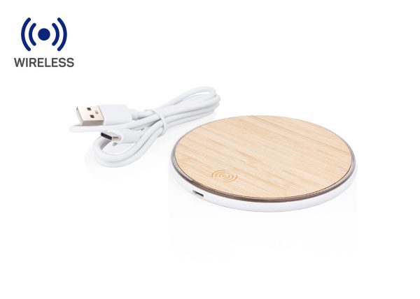 Cargador Wireless Bambú - Image 3