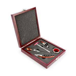 Caja de Madera 5 Accesorios