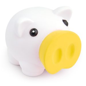 Alcancía Piggy White