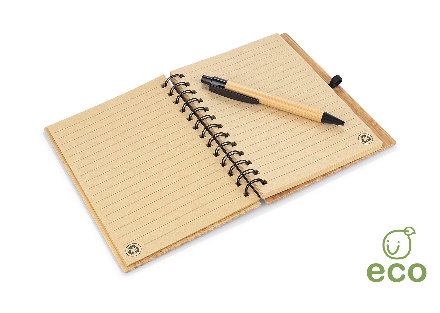Libreta Bambú Modern con Bolígrafo - Image 3