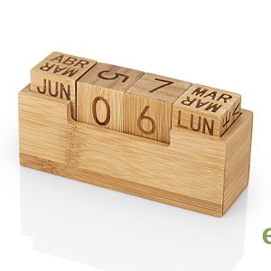 Calendario perpetuo Bambú week
