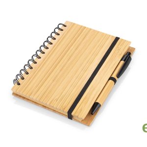 Libreta Bambú Modern con Bolígrafo