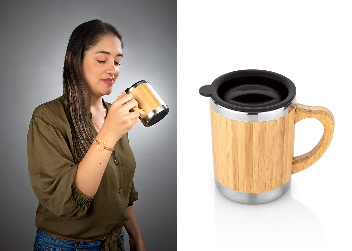 Mug Bambú 300 ml / 10 Oz - Image 4